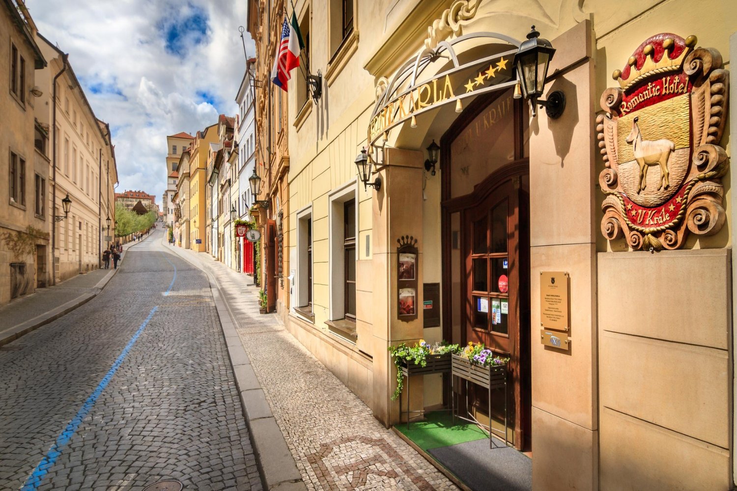 The King Charles 4 star hotel in Prague